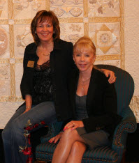Debi Reese with Jenny Haskins